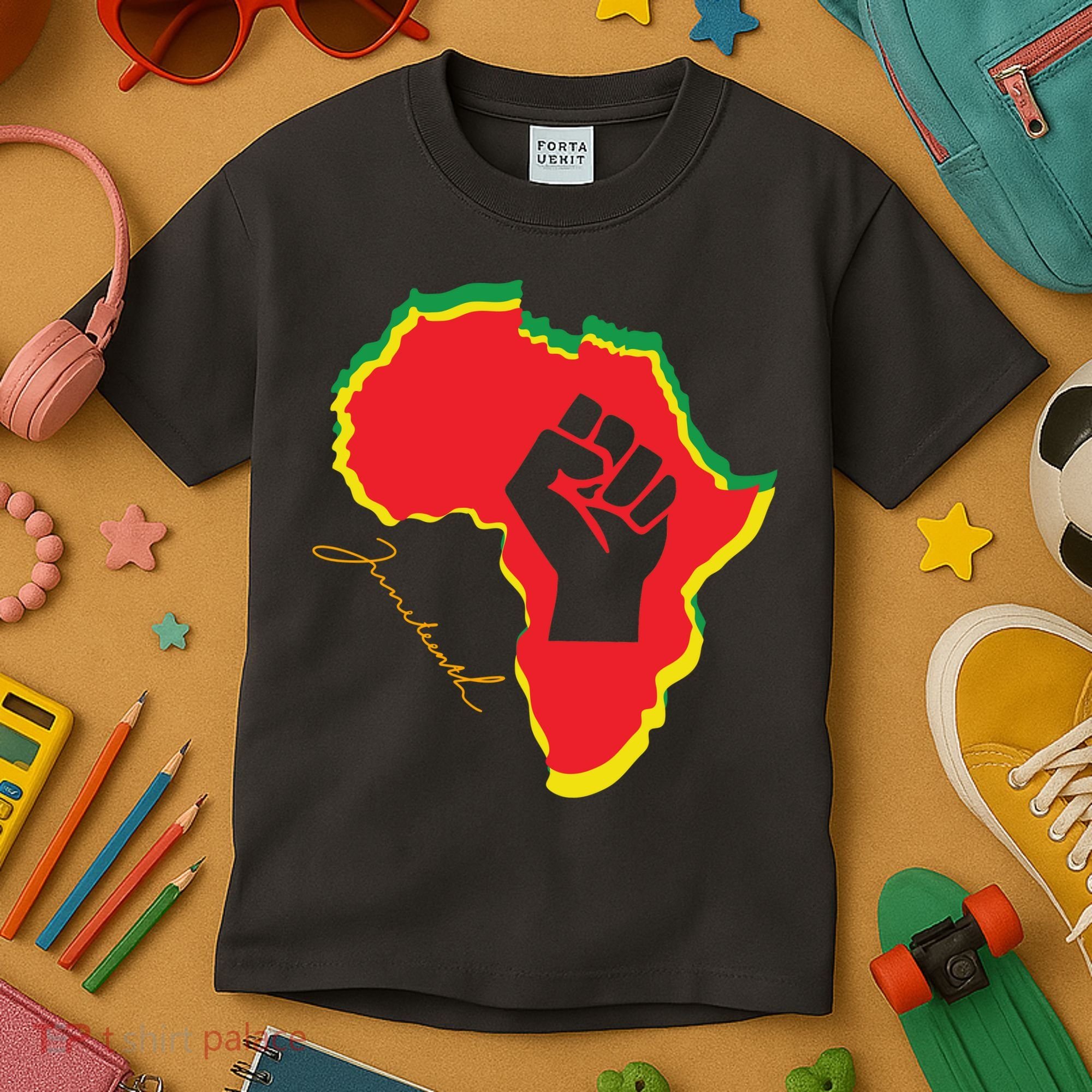 Juneteenth African American Pride Kids T-Shirt