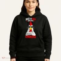 Just A Boy Who Loves Chickens Hoodie thumb 5