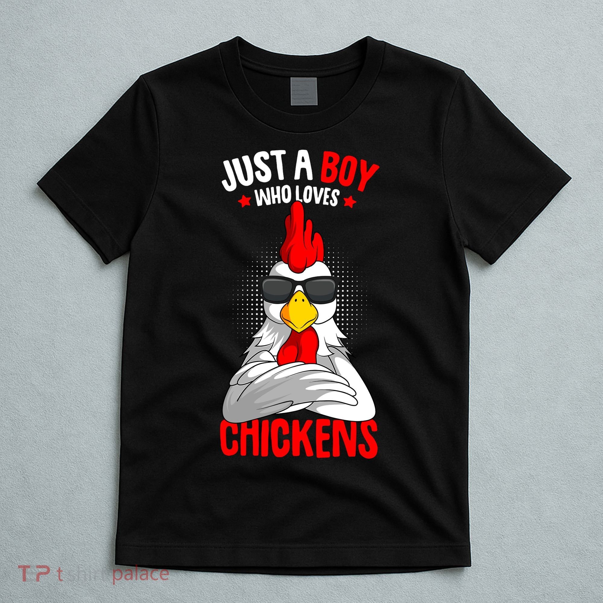 Just A Boy Who Loves Chickens T-Shirt