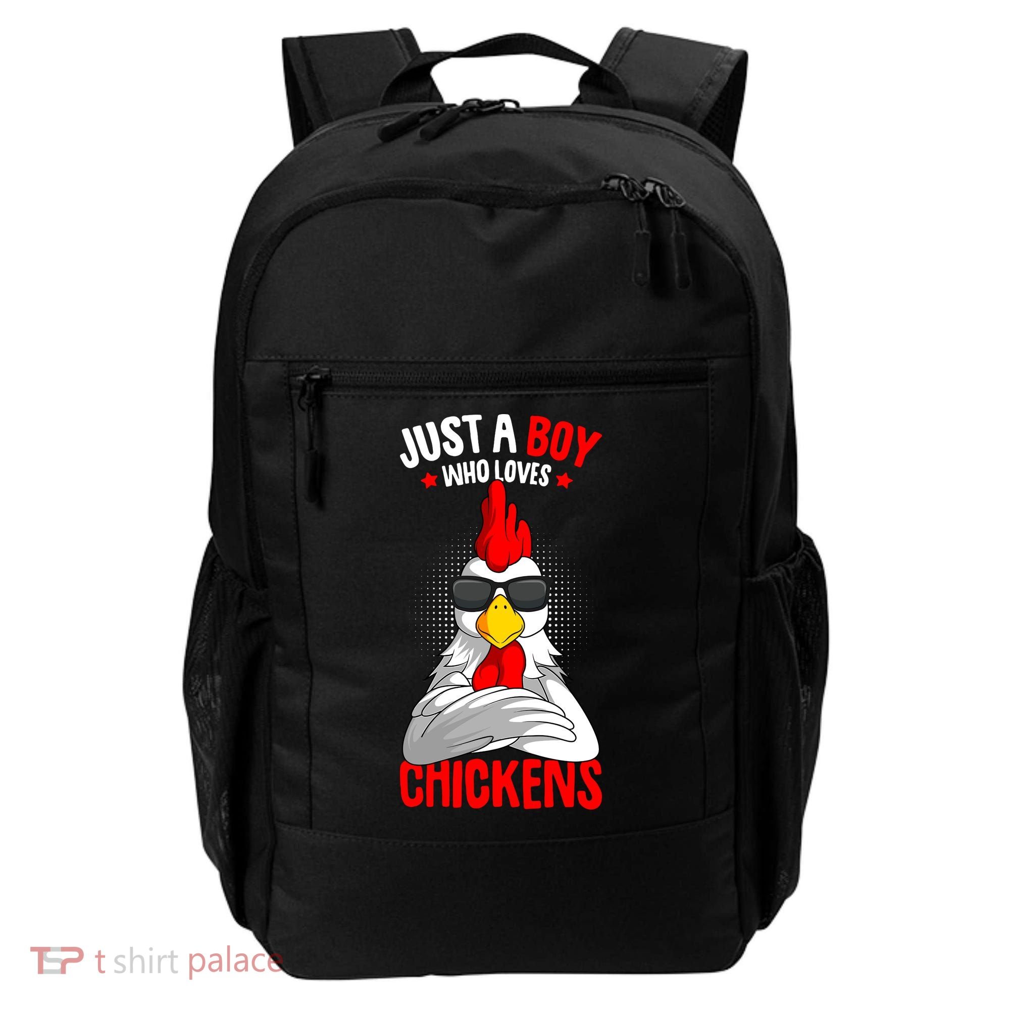 Just A Boy Who Loves Chickens Backpack