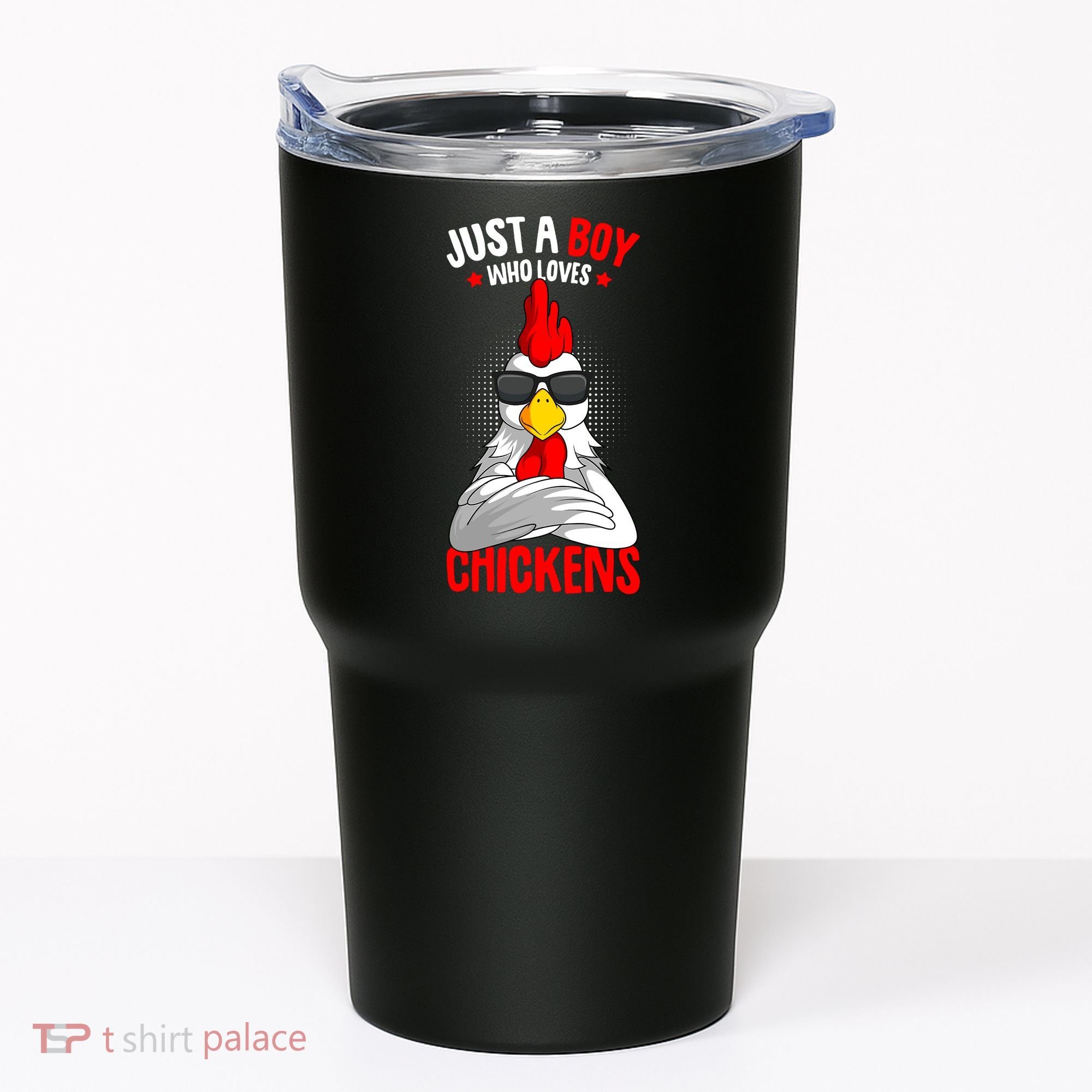 Just A Boy Who Loves Chickens Tumbler