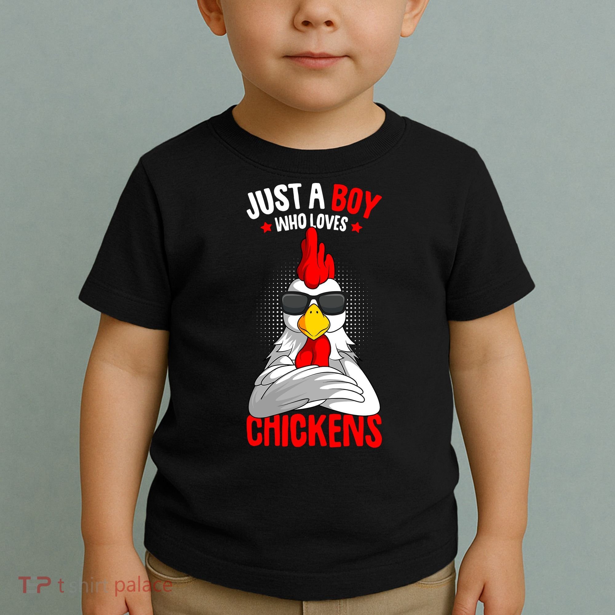 Just A Boy Who Loves Chickens Toddler T-Shirt