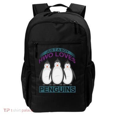 Just A Boy Who Loves Penguins Backpack