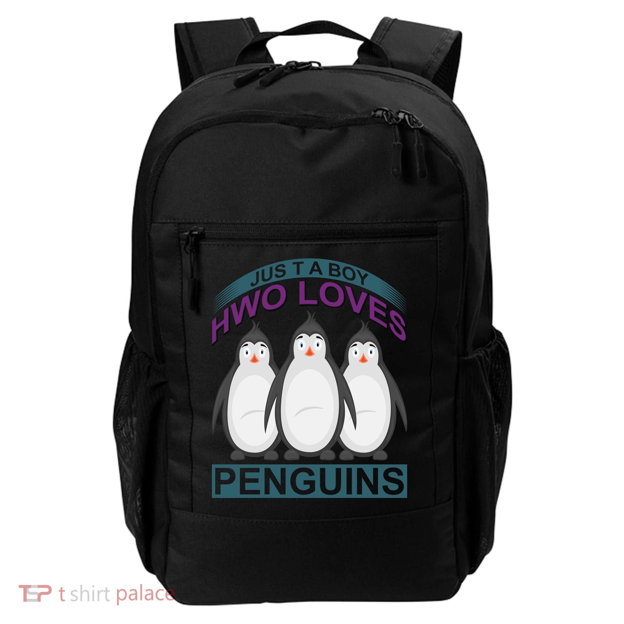 Just A Boy Who Loves Penguins Backpack