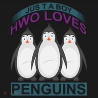 Just A Boy Who Loves Penguins Tie Dye Hoodie thumb 2