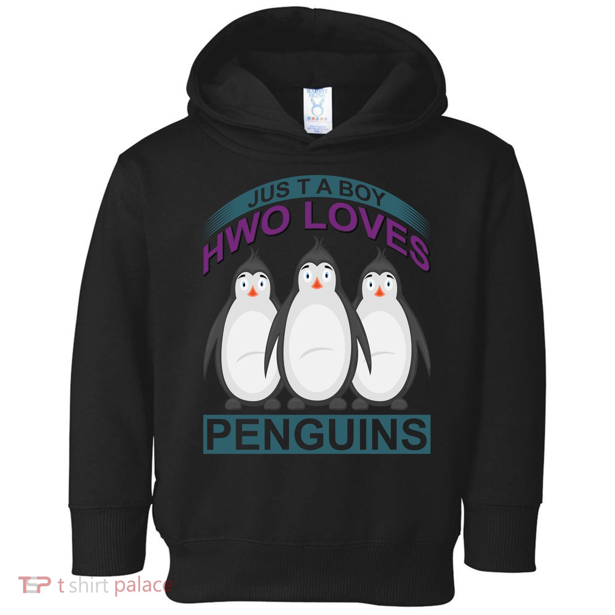 Just A Boy Who Loves Penguins Toddler Hoodie