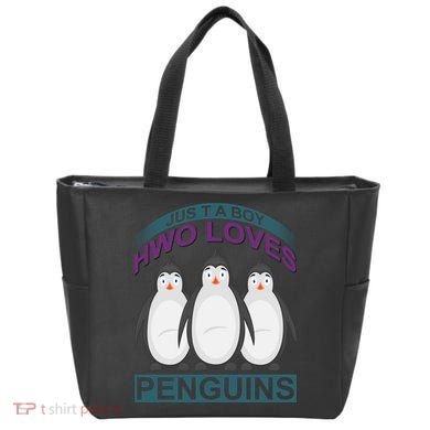 Just A Boy Who Loves Penguins Tote Bag