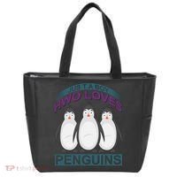 Just A Boy Who Loves Penguins Tote Bag thumb 0