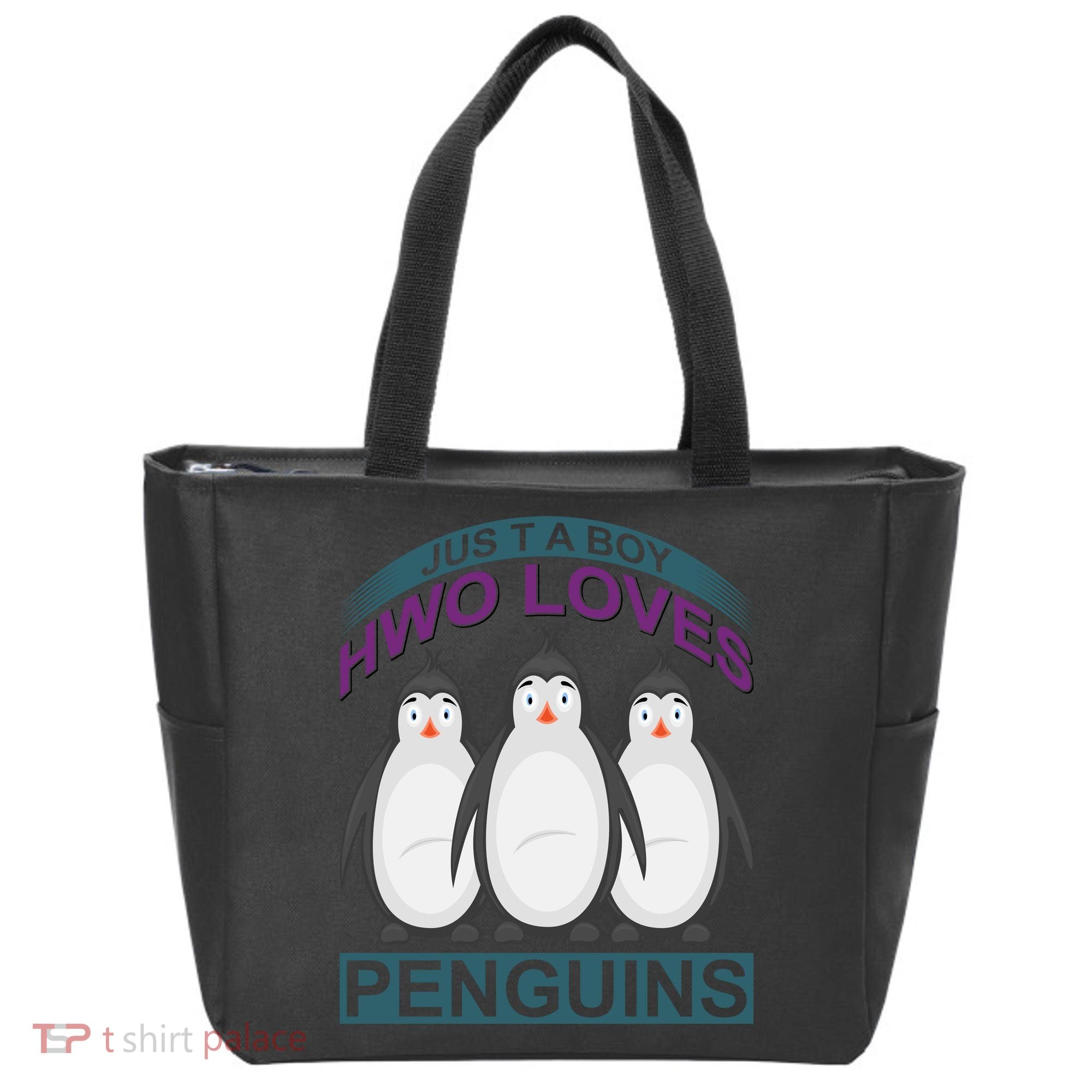 Just A Boy Who Loves Penguins Tote Bag