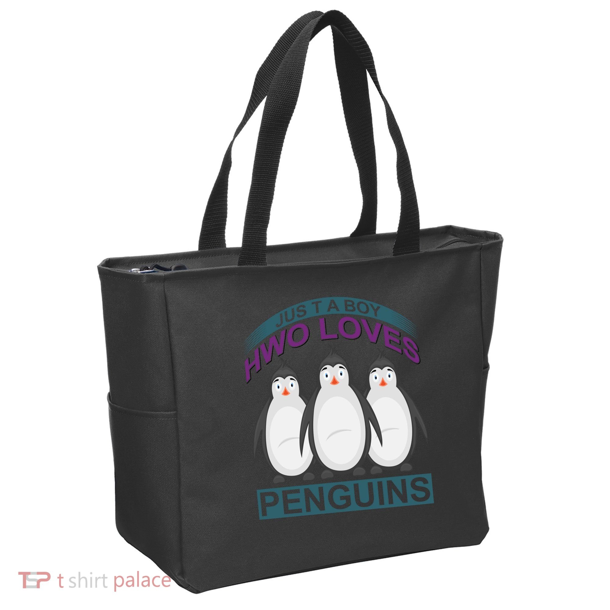 Just A Boy Who Loves Penguins Tote Bag