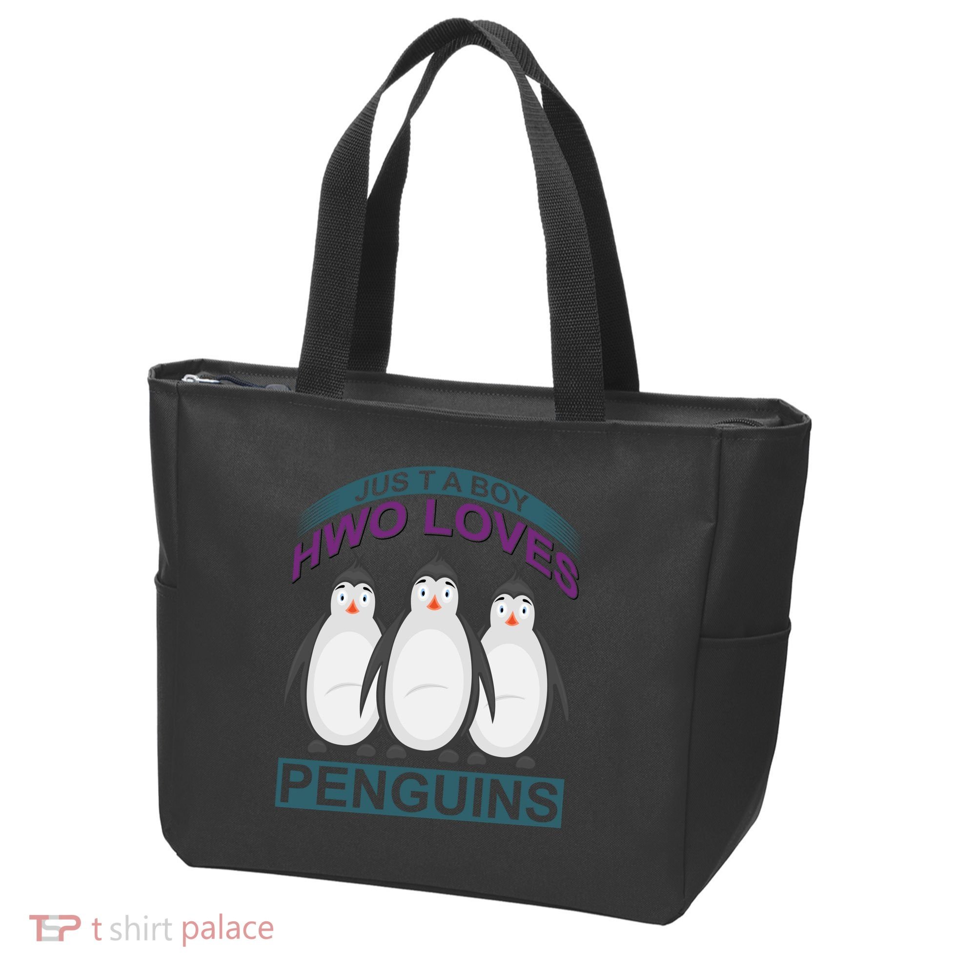 Just A Boy Who Loves Penguins Tote Bag
