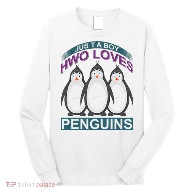 Just A Boy Who Loves Penguins Long Sleeve Shirt