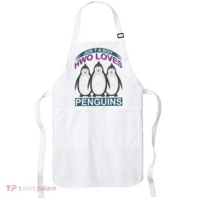 Just A Boy Who Loves Penguins Apron