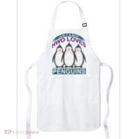 Just A Boy Who Loves Penguins Apron thumb 0