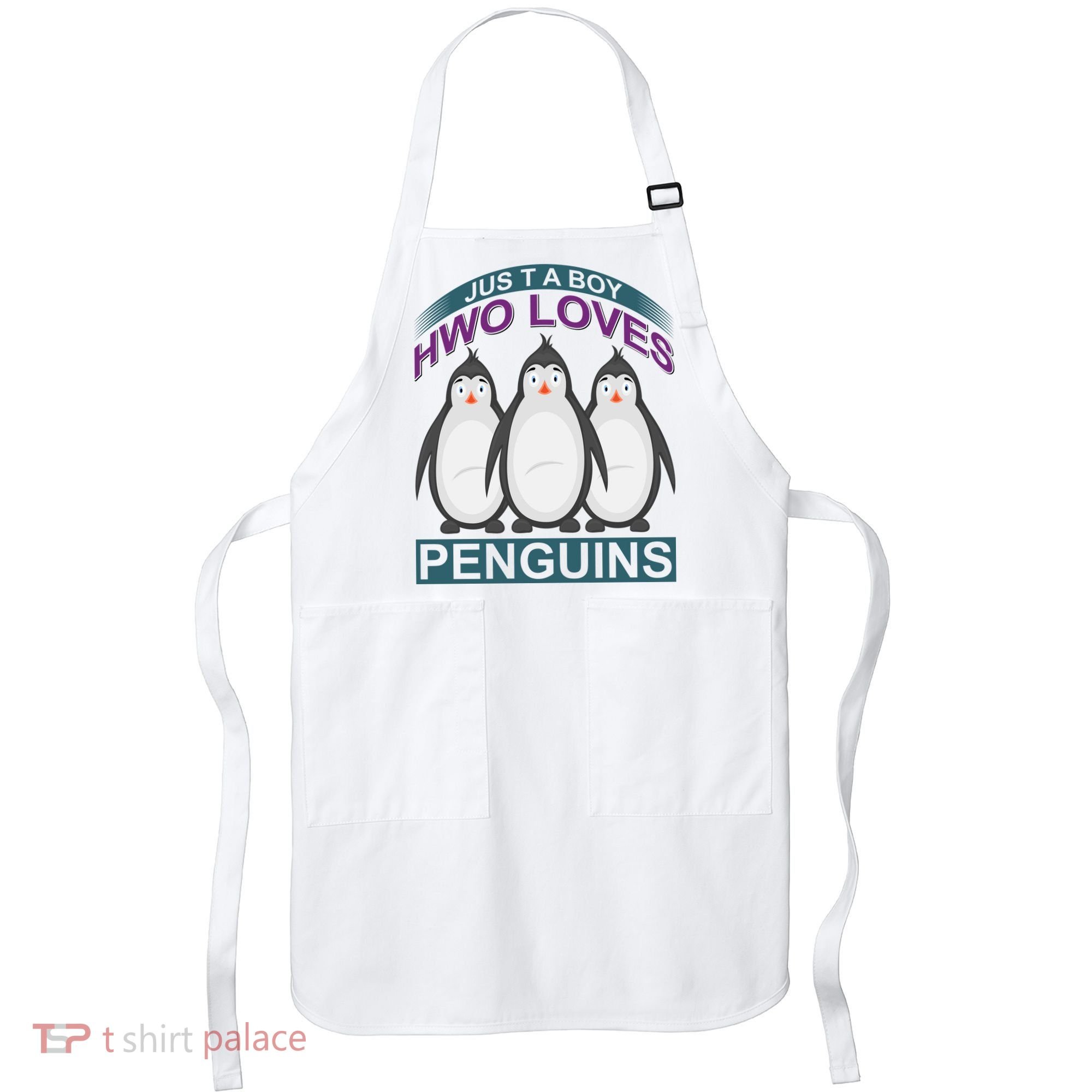 Just A Boy Who Loves Penguins Apron