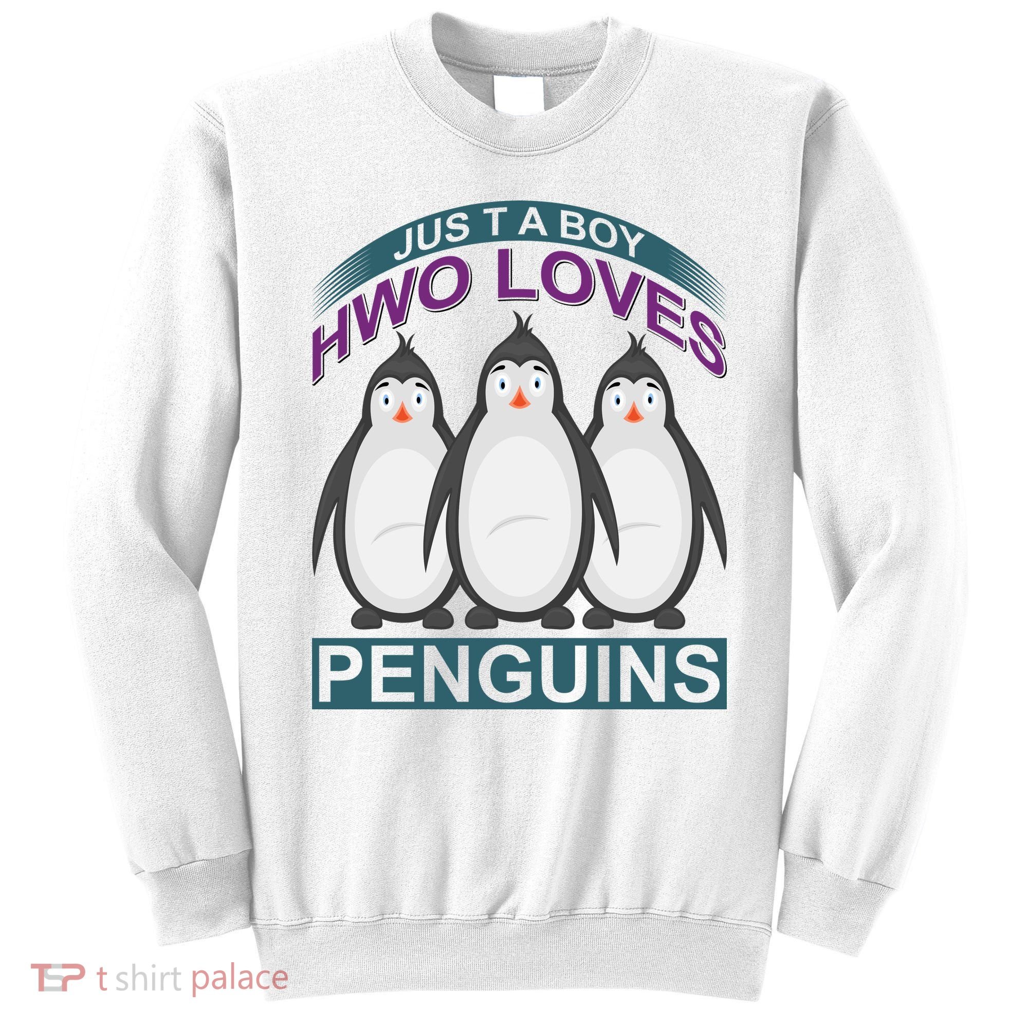 Just A Boy Who Loves Penguins Sweatshirt