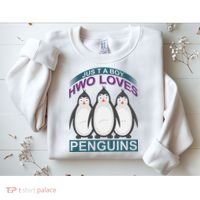 Just A Boy Who Loves Penguins Sweatshirt thumb 2