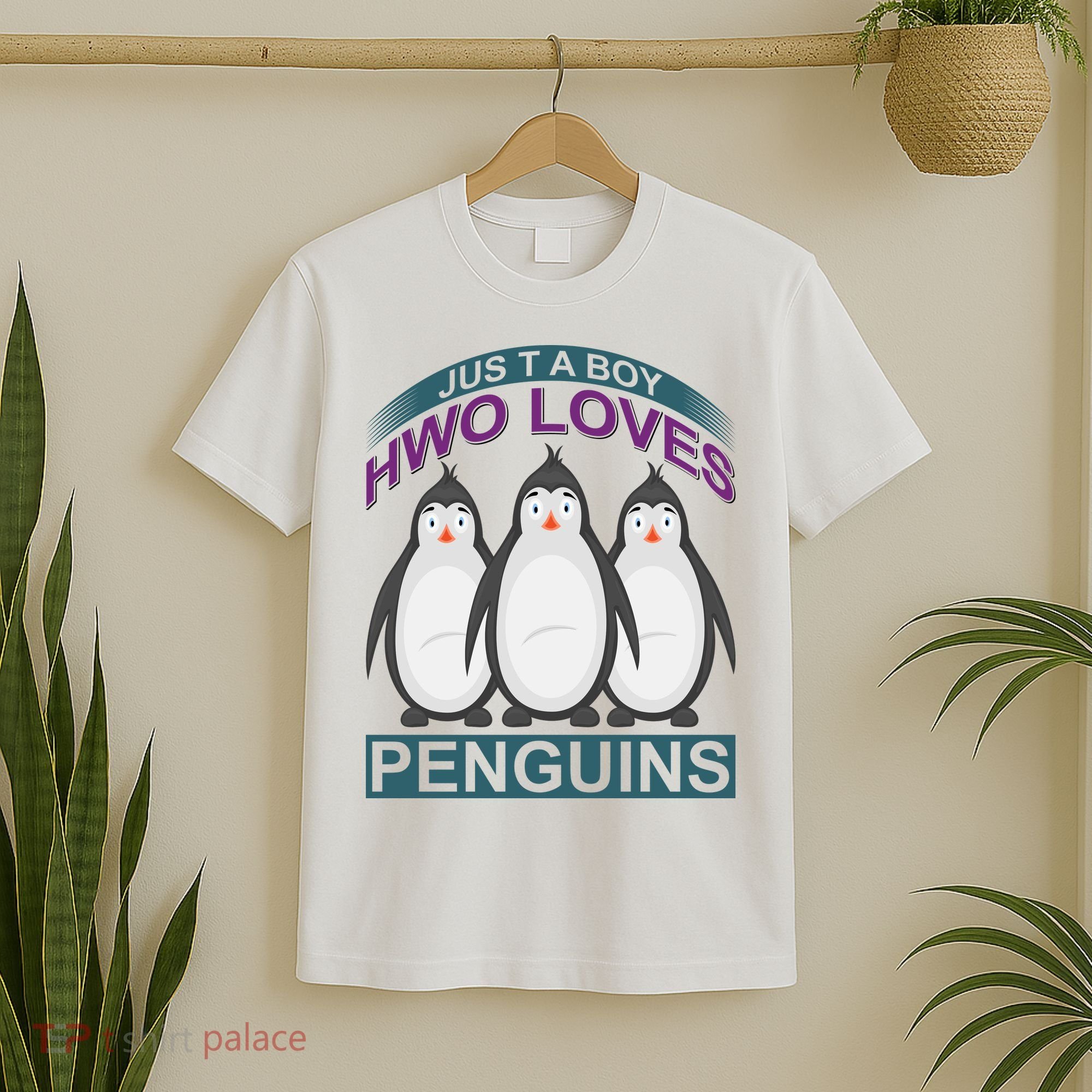 Just A Boy Who Loves Penguins T-Shirt