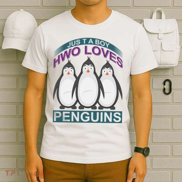 Just A Boy Who Loves Penguins T-Shirt