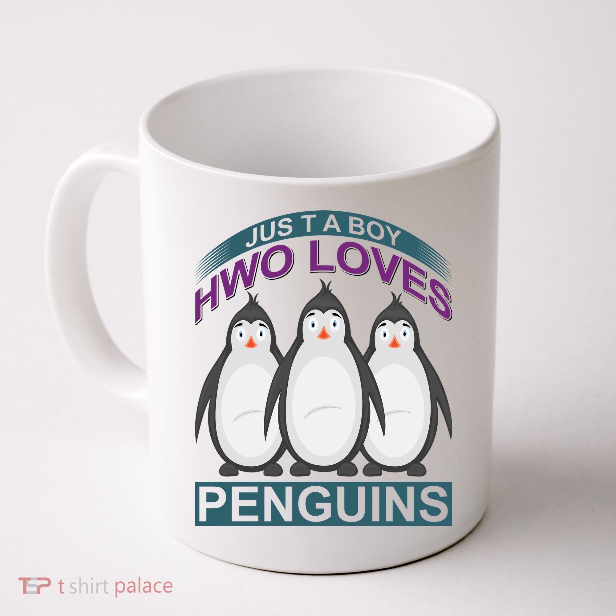 Just A Boy Who Loves Penguins Coffee Mug