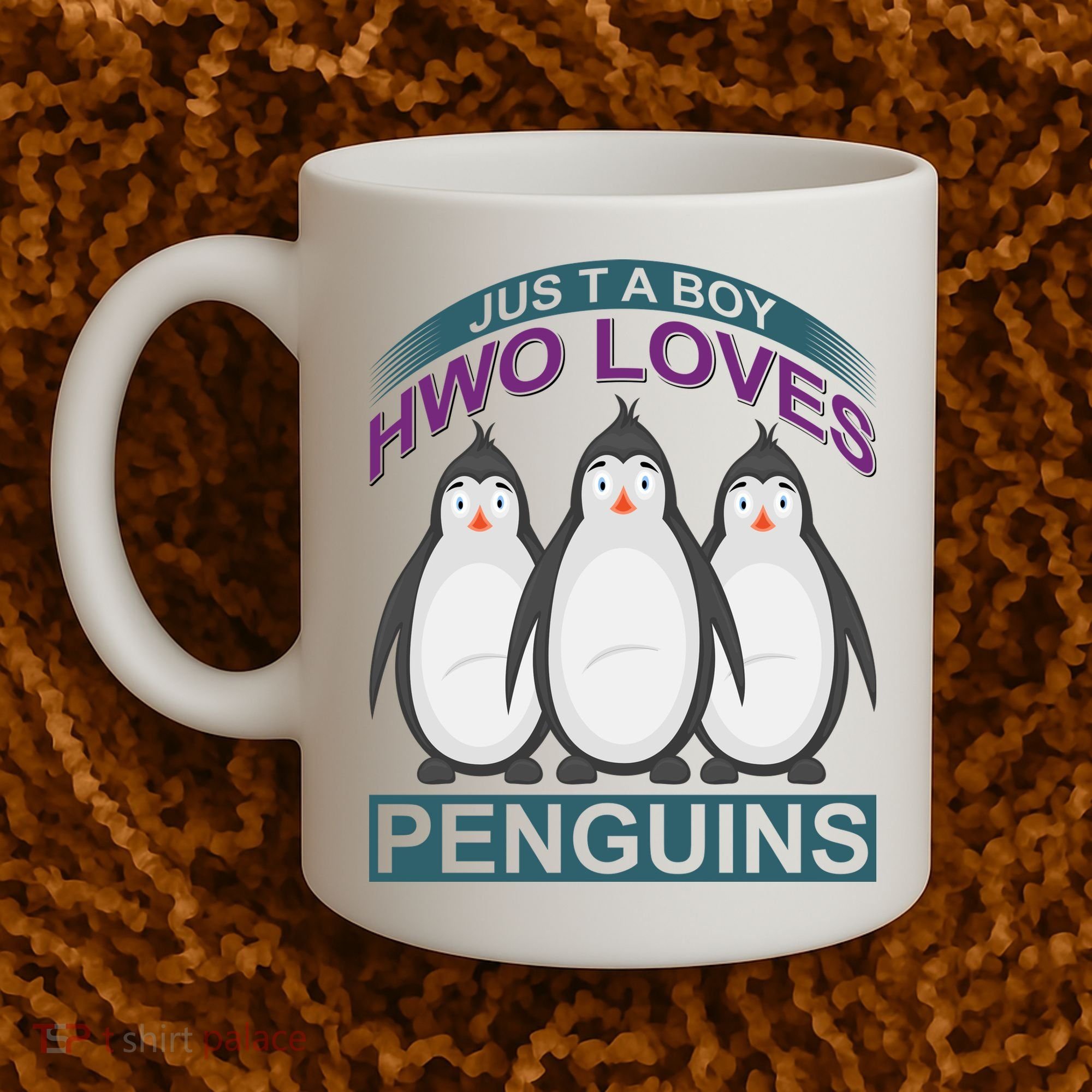 Just A Boy Who Loves Penguins Coffee Mug