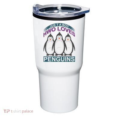Just A Boy Who Loves Penguins Tumbler