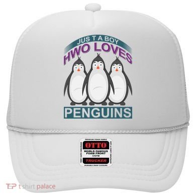 Just A Boy Who Loves Penguins Hat