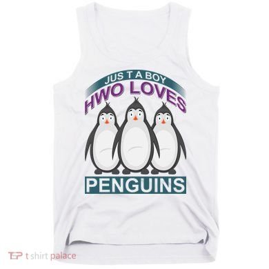 Just A Boy Who Loves Penguins Tank Top