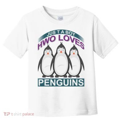 Just A Boy Who Loves Penguins Toddler T-Shirt