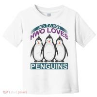 Just A Boy Who Loves Penguins Toddler T-Shirt thumb 0