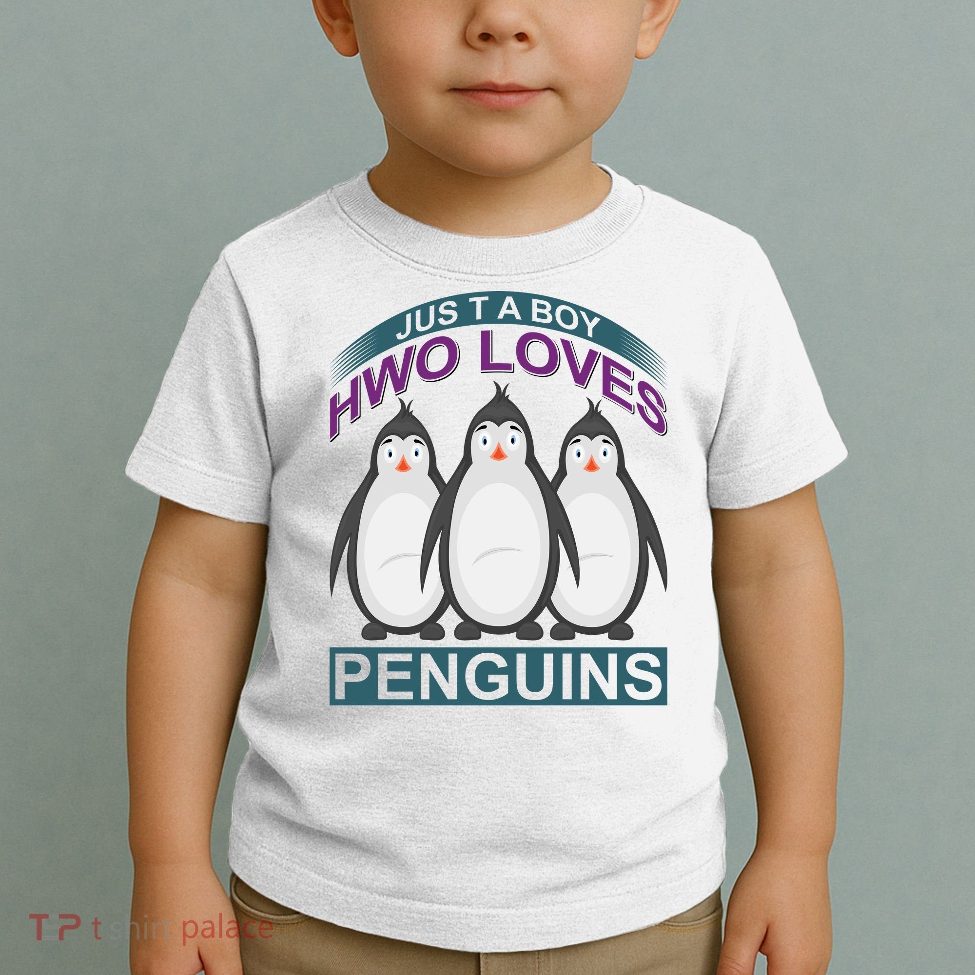 Just A Boy Who Loves Penguins Toddler T-Shirt