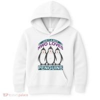 Just A Boy Who Loves Penguins Kids Hoodie thumb 0
