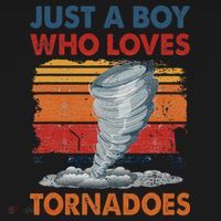 Just A Boy Who Loves Tornado Weather Storm Tornado Chaser Mousepad thumb 1