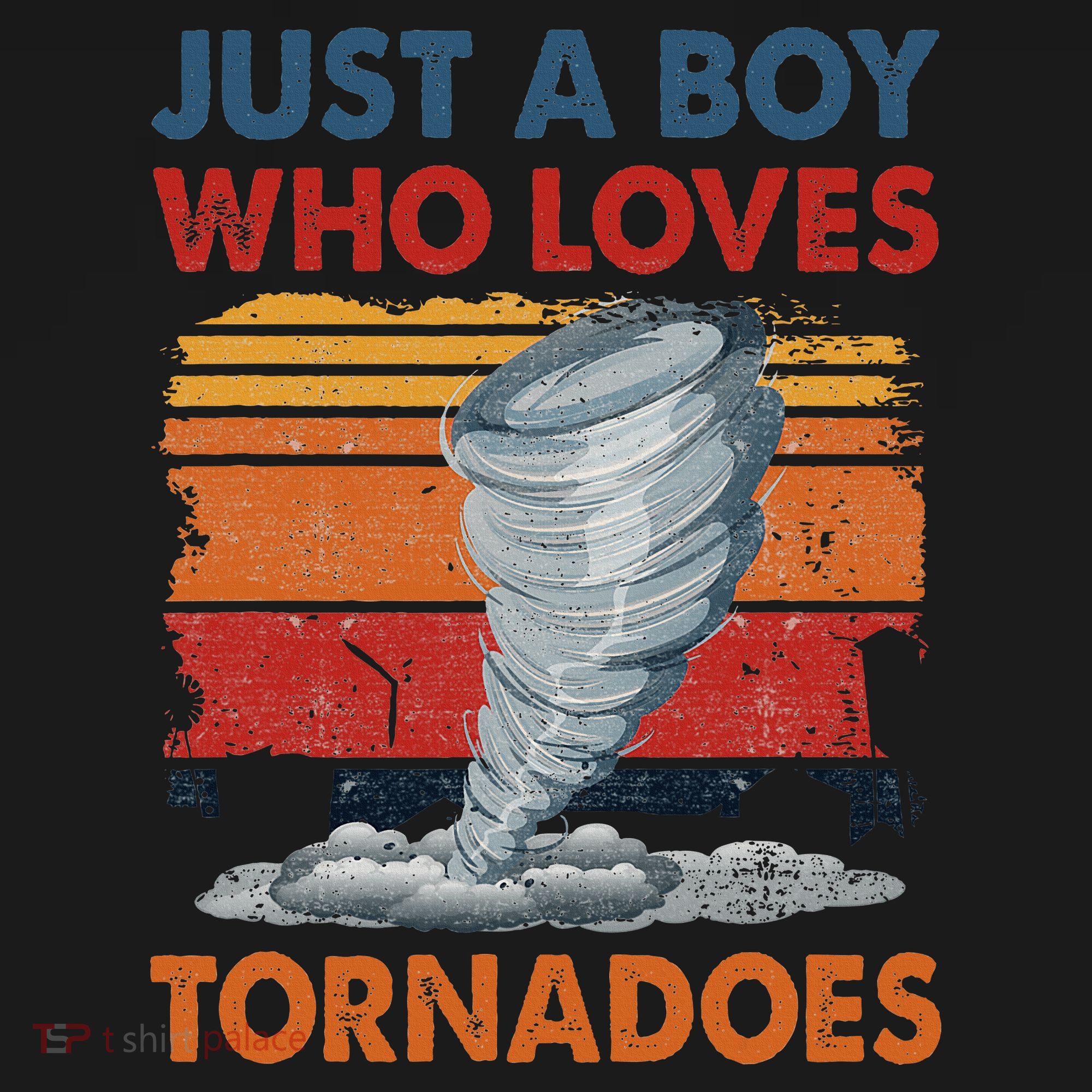 Just A Boy Who Loves Tornado Weather Storm Tornado Chaser Ornament
