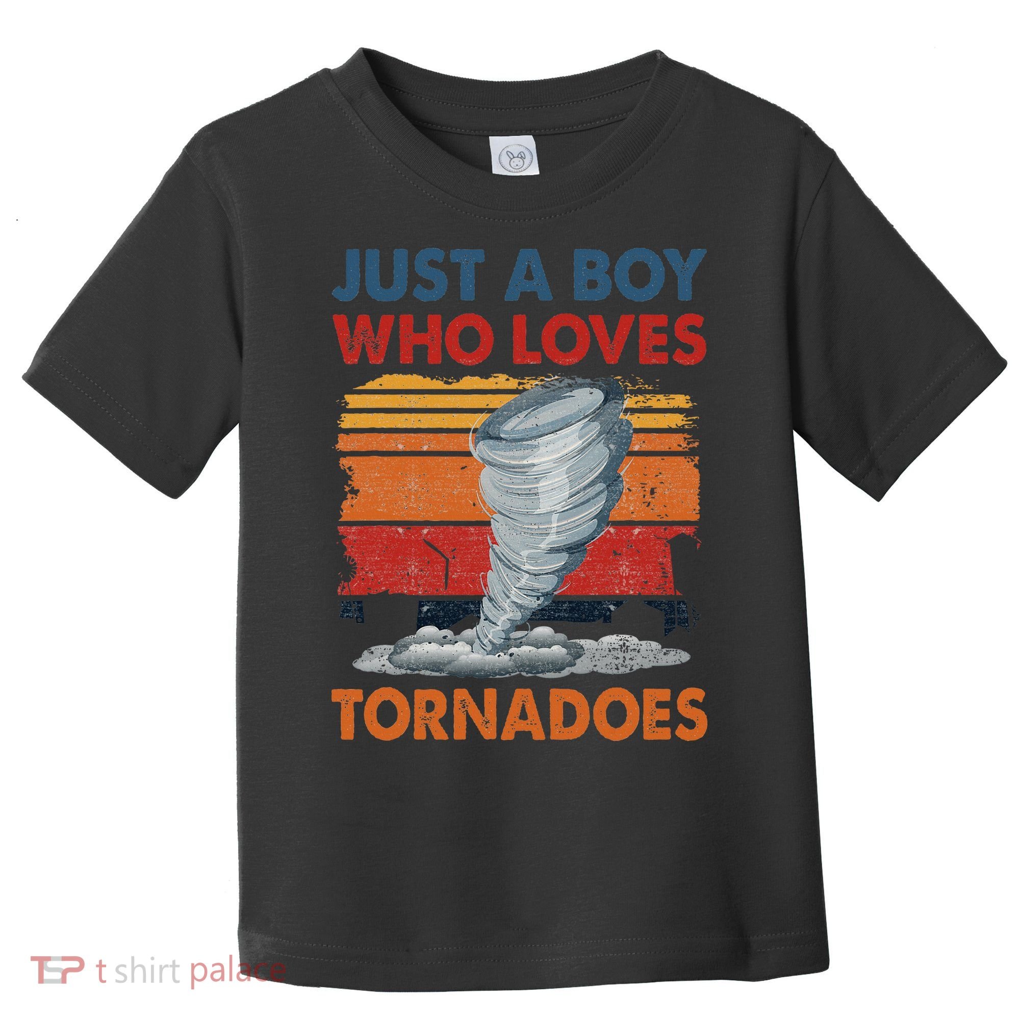 Just A Boy Who Loves Tornado Weather Storm Tornado Chaser Toddler T-Shirt