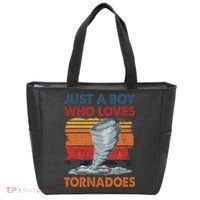Just A Boy Who Loves Tornado Weather Storm Tornado Chaser Tote Bag thumb 0
