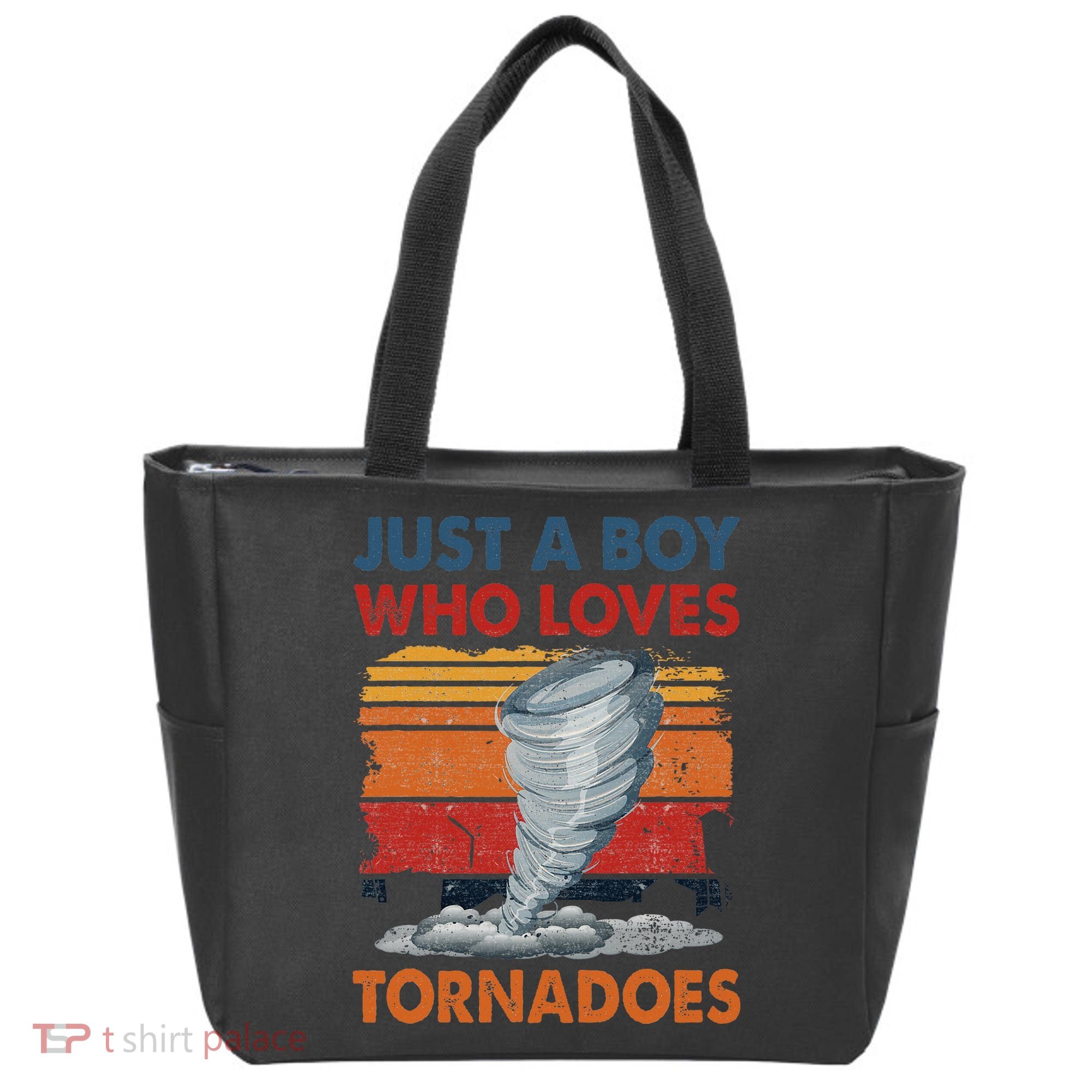 Just A Boy Who Loves Tornado Weather Storm Tornado Chaser Tote Bag