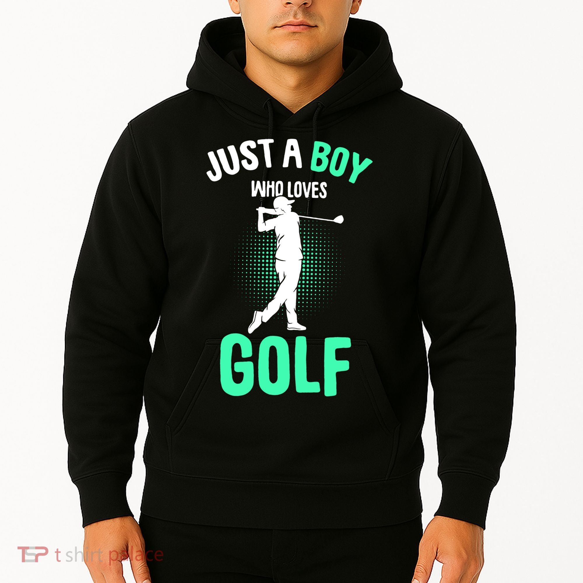 Just A Boy Who Loves Golf Hoodie