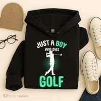 Just A Boy Who Loves Golf Hoodie thumb 4