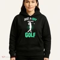 Just A Boy Who Loves Golf Hoodie thumb 5