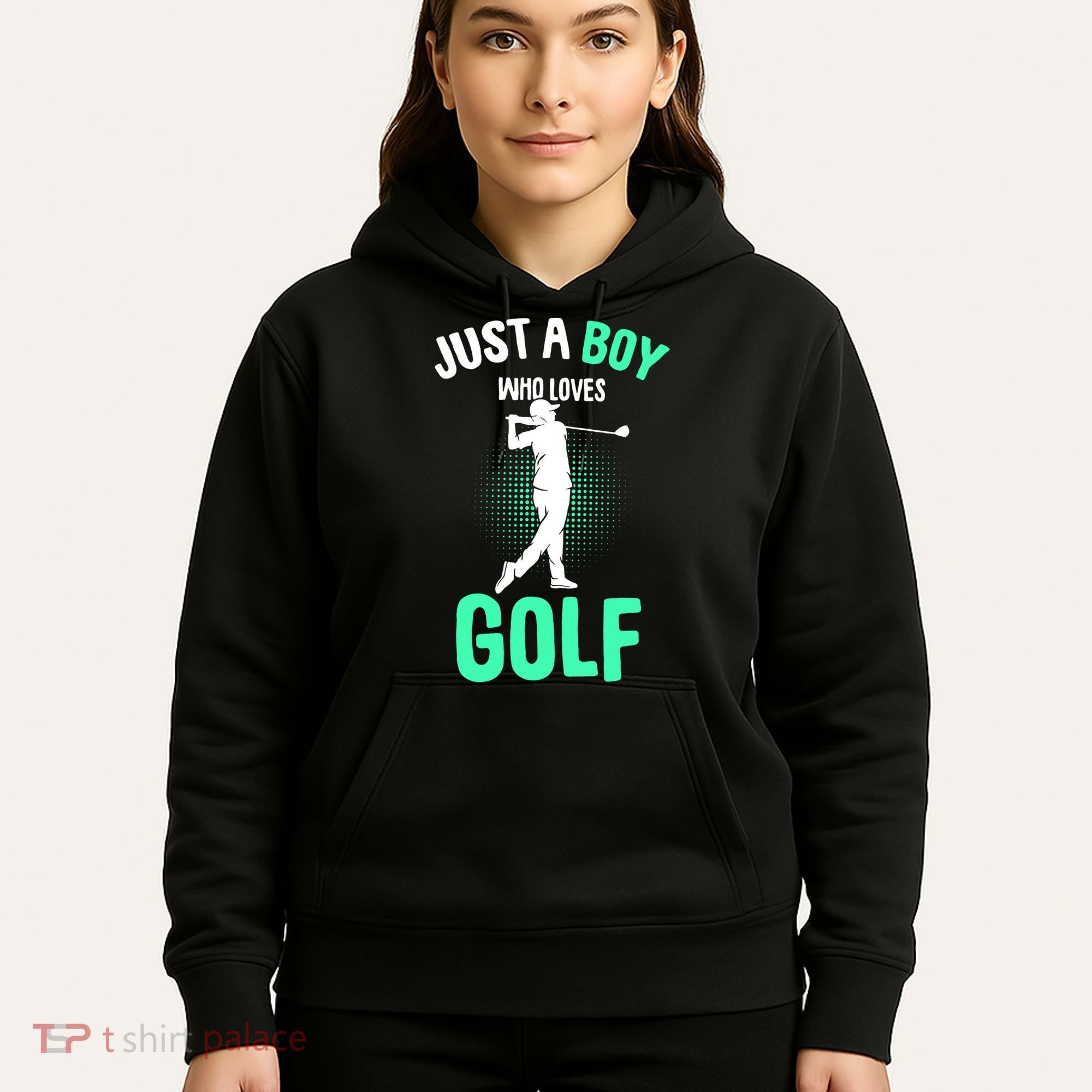 Just A Boy Who Loves Golf Hoodie