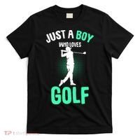 Just A Boy Who Loves Golf T-Shirt thumb 0