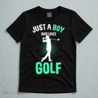 Just A Boy Who Loves Golf T-Shirt thumb 5