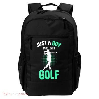 Just A Boy Who Loves Golf Backpack