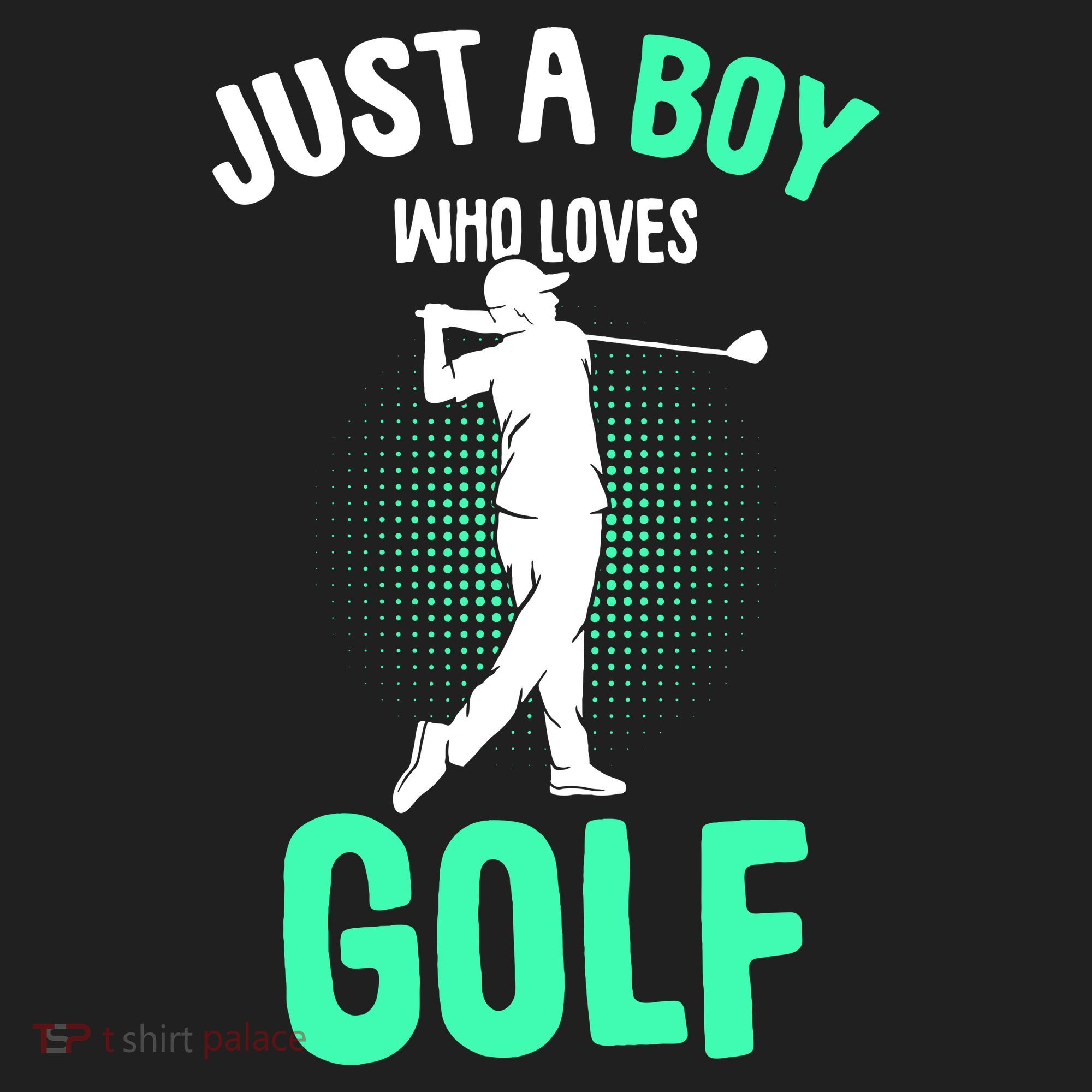 Just A Boy Who Loves Golf Beanie