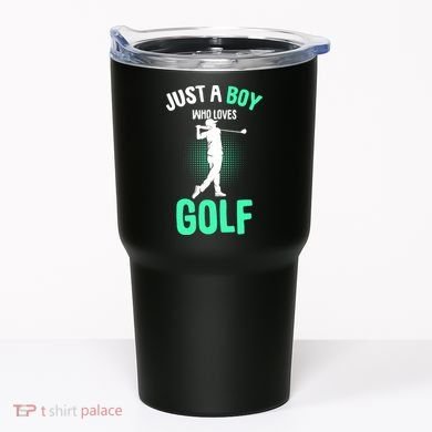 Just A Boy Who Loves Golf Tumbler