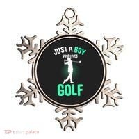 Just A Boy Who Loves Golf Ornament thumb 0