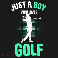 Just A Boy Who Loves Golf Baby Bodysuit thumb 2