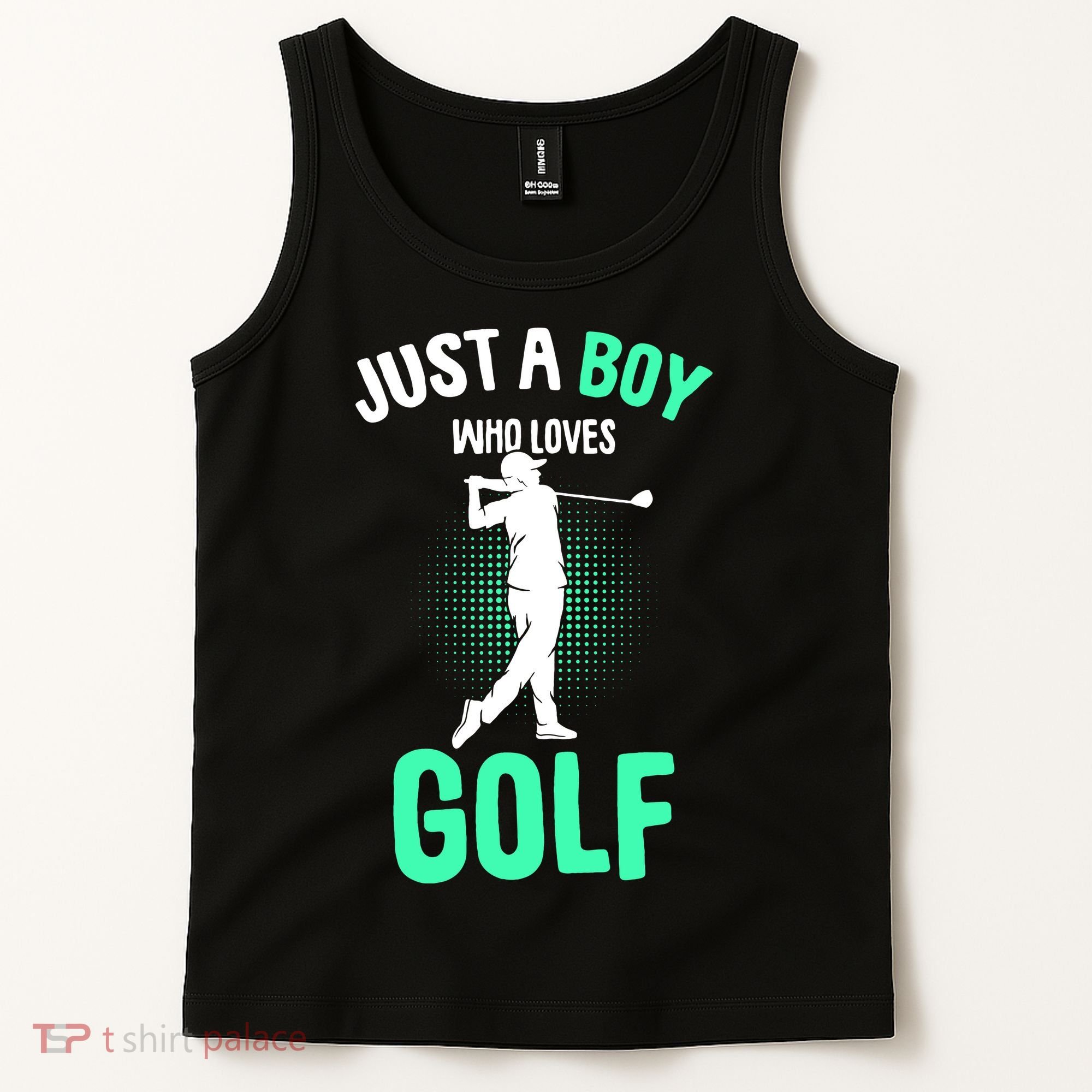 Just A Boy Who Loves Golf Tank Top