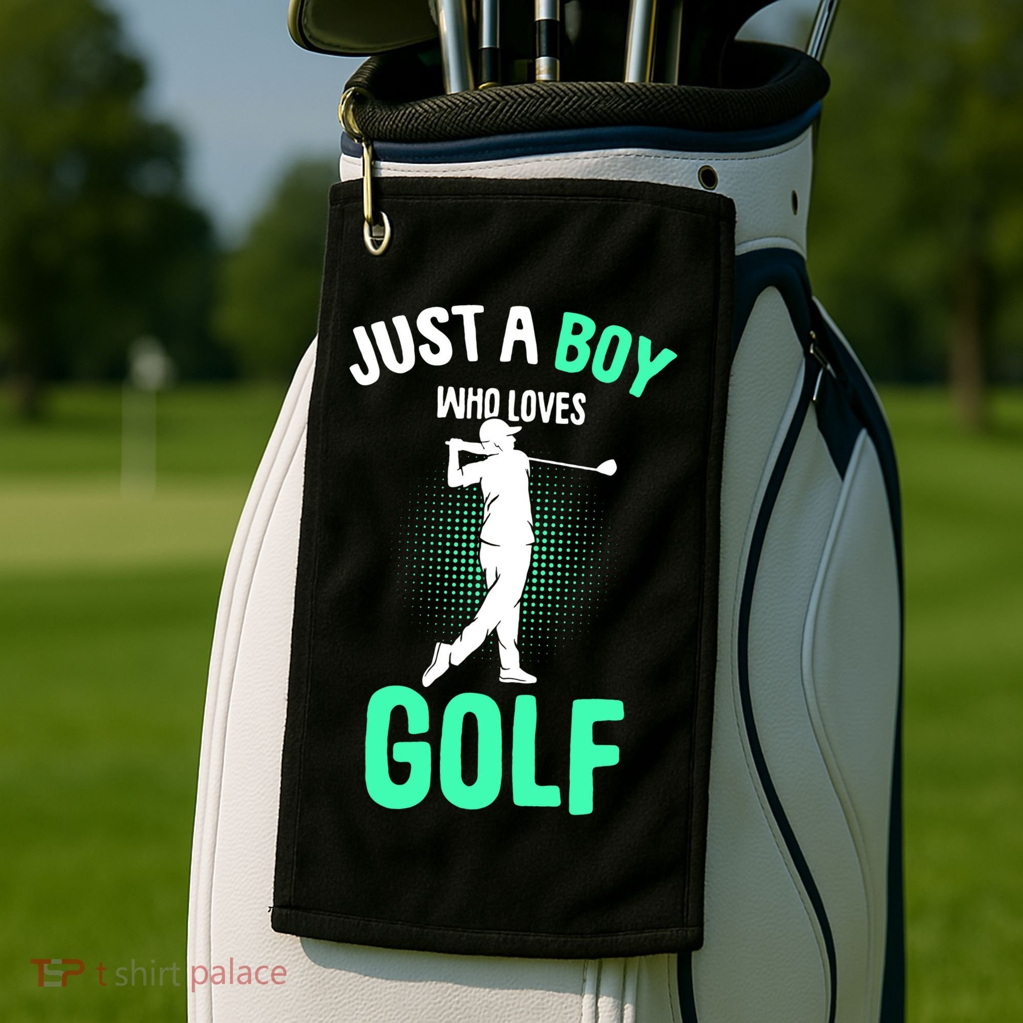 Just A Boy Who Loves Golf Golf Towel